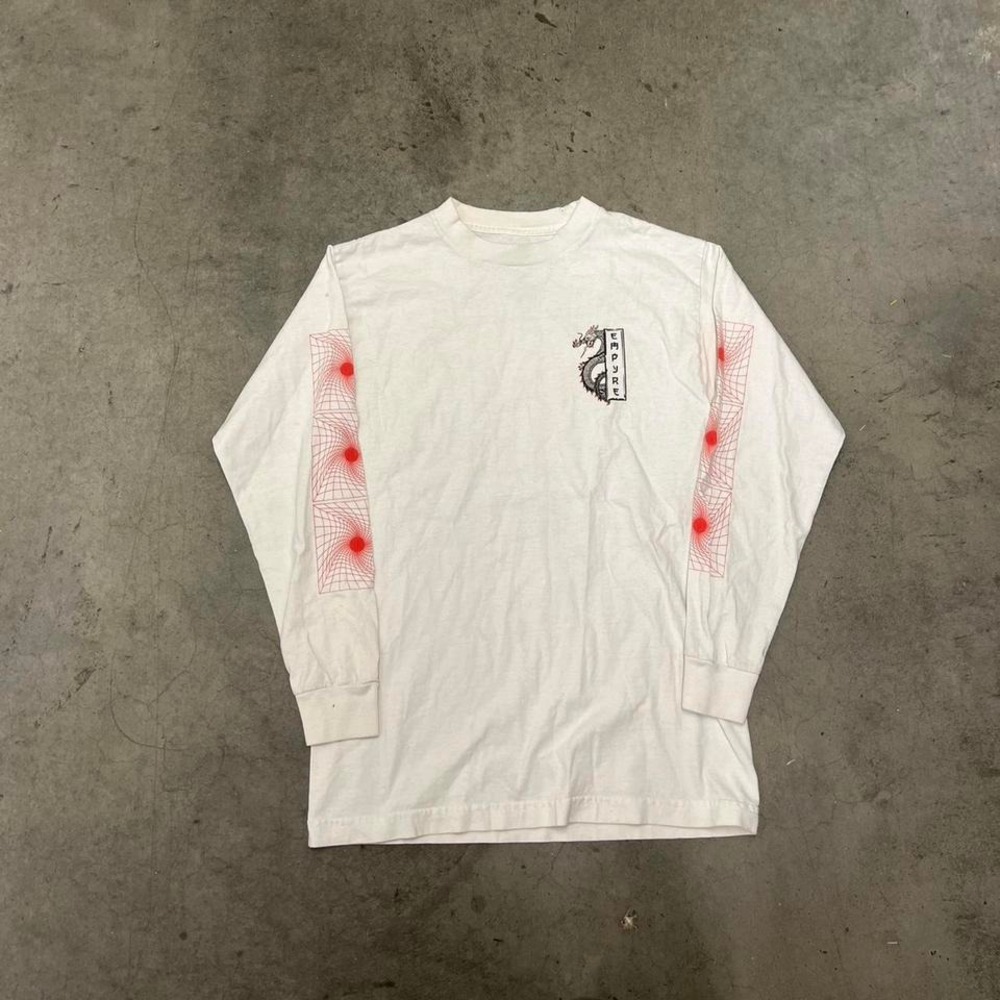 Empyre front and back hit dragon‎ sleeve hit long sleeve grunge skater shirt